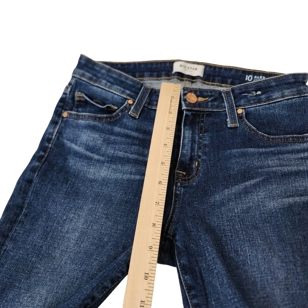 Big Star‎ Jeans Womens 28 Blue Alex Skinny Mid Rise Dark Wash Denim Stretch